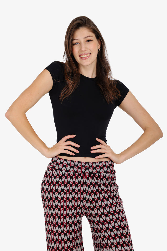 Round Neck Basic Top