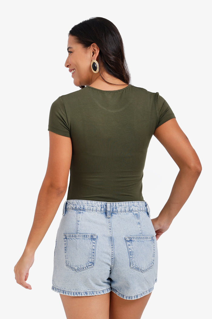 Ruched Front Lounge Top