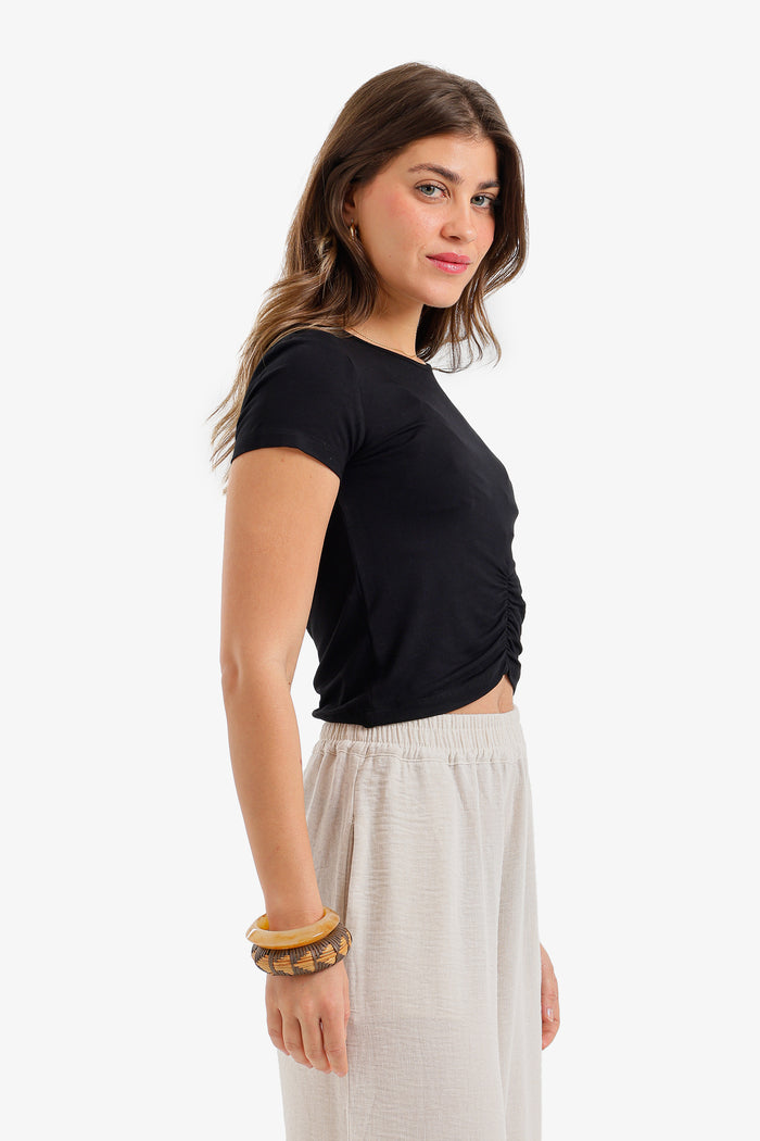 Ruched Front Lounge Top