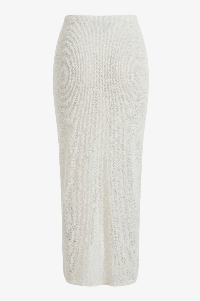Ruched Maxi Beach Skirt