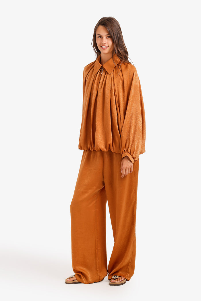 Ruched Shimmer Lounge Set