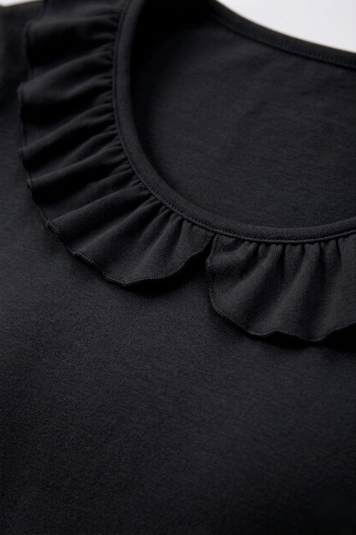 Ruffle-Trim Pyjama Set