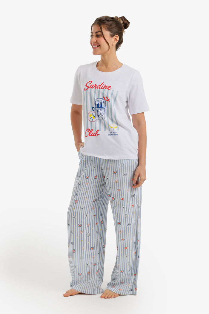 "Sardine Club" Pyjama Set
