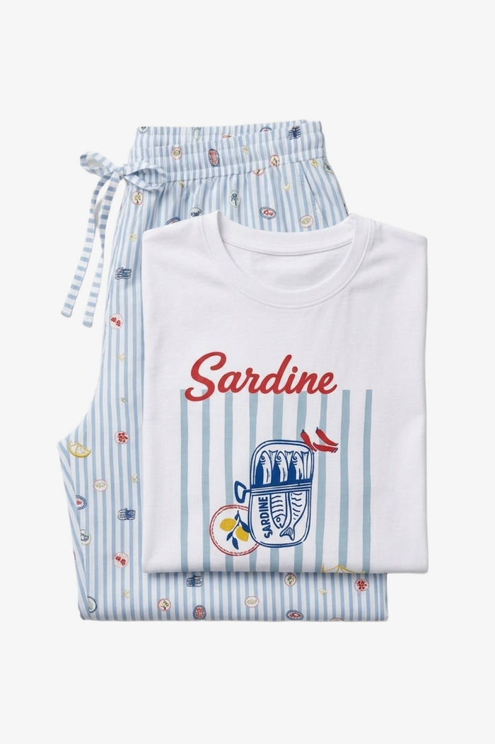 "Sardine Club" Pyjama Set