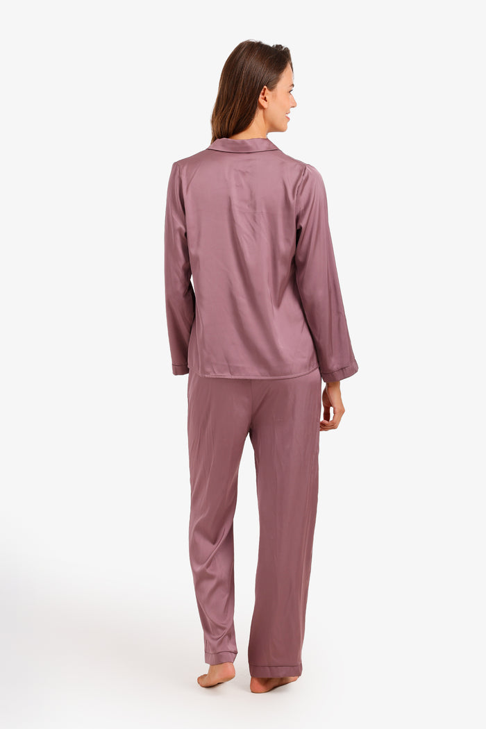 Satin Button-Down Pyjama
