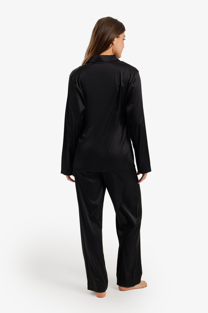 Satin Buttoned Pyjama Set