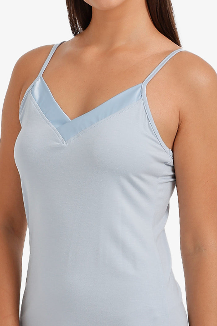 Satin-Neck Nightgown
