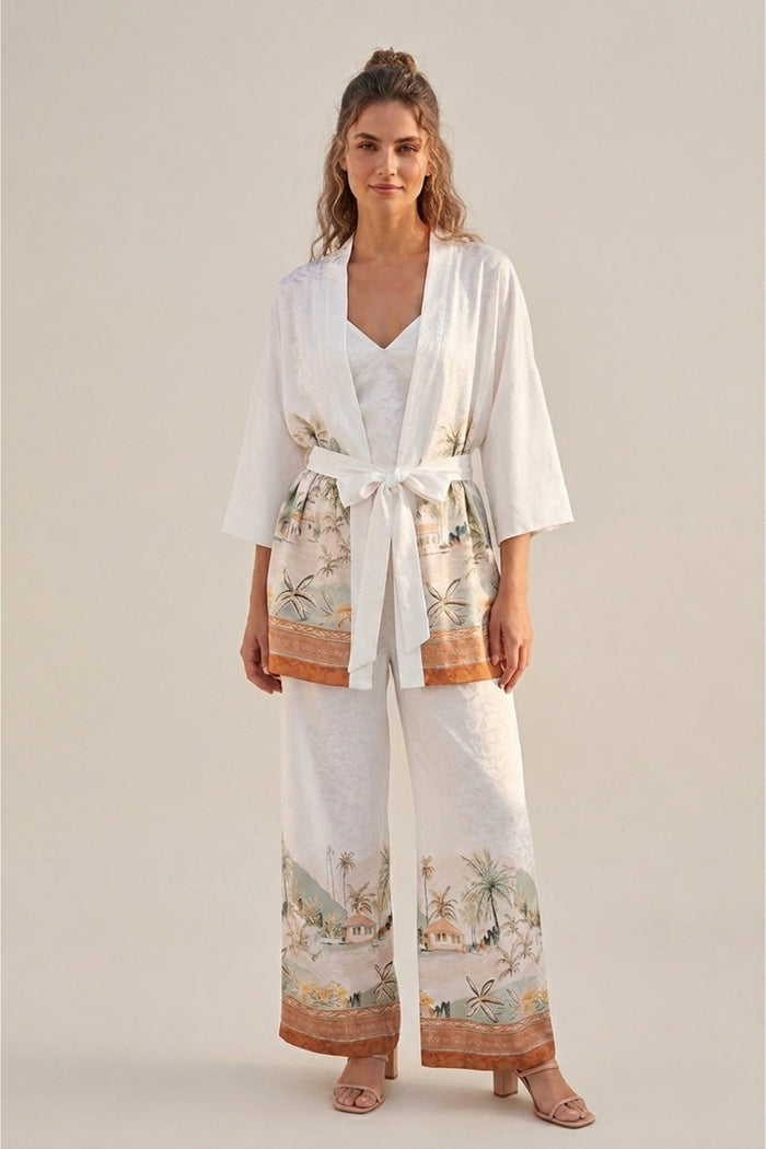 Satin Printed 3-Piece Set