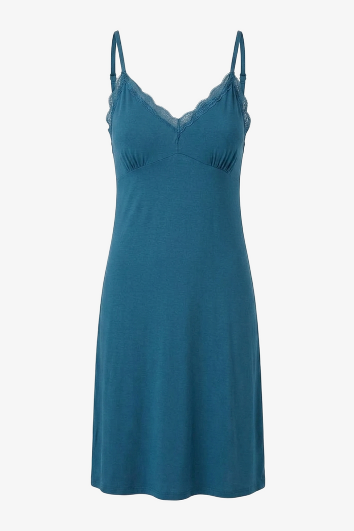 Scalloped-Lace Nightgown