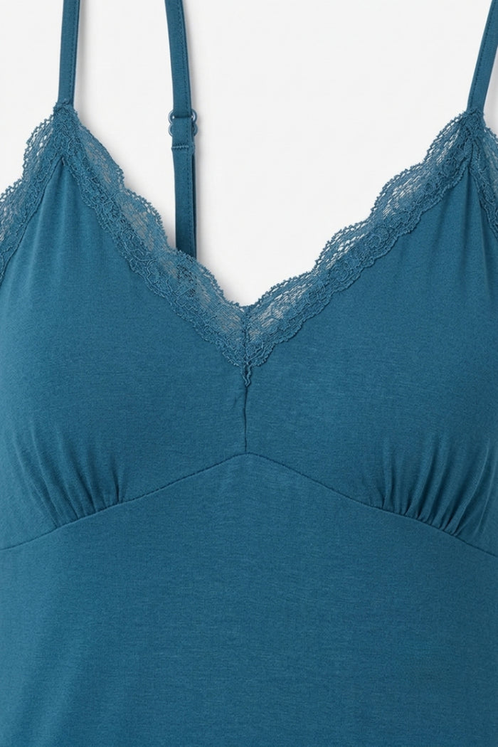 Scalloped-Lace Nightgown