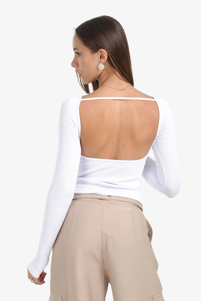 Seamless Backless Top