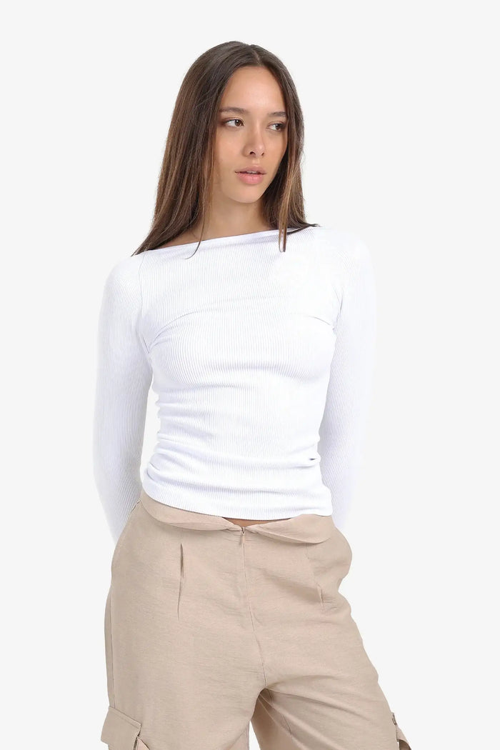 Seamless Backless Top