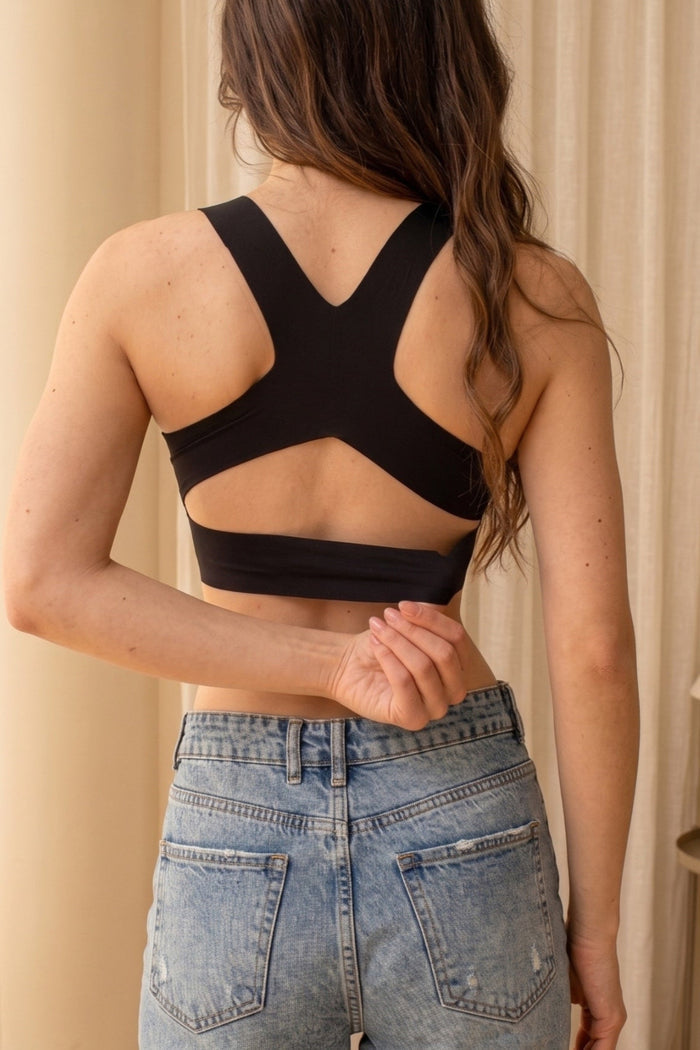 Seamless Cutout Sports Bra