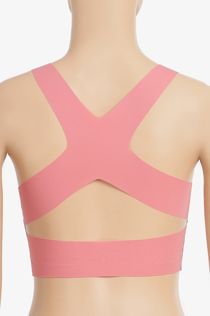 Seamless Cutout Sports Bra