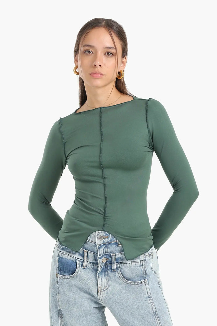 Green / S-M / Microfiber