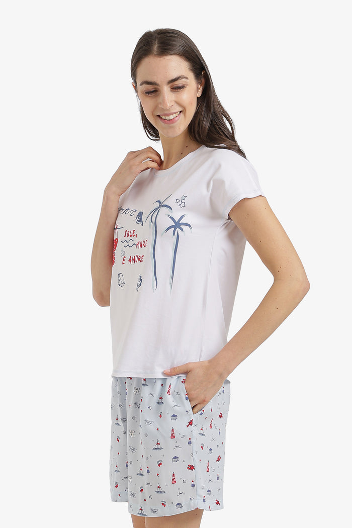 Seaside Holiday Pyjama Set