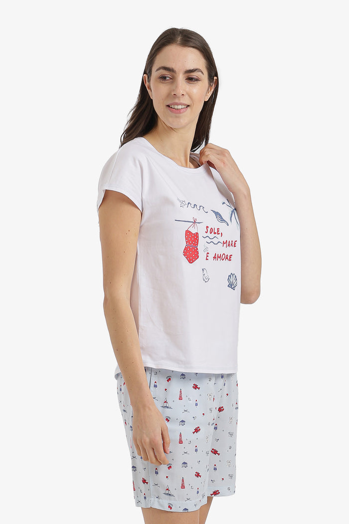 Seaside Holiday Pyjama Set