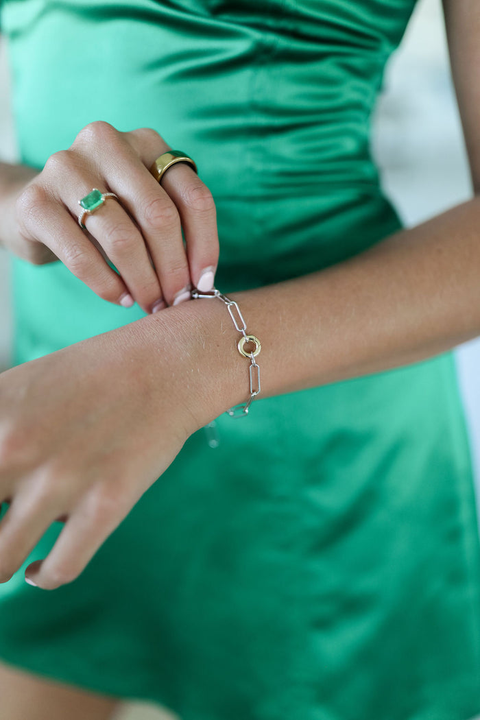 Secret Stash Bracelet - Mixed Metals