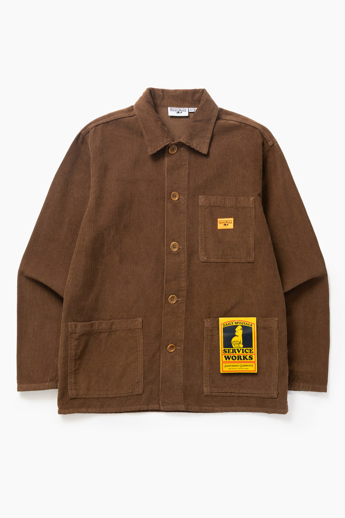 Service Works - Corduroy Chore Shirt - Bark