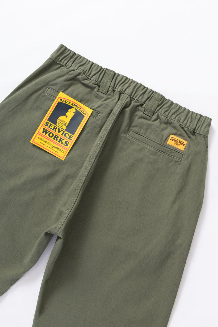 Service Works - Drill Waiters Pant - Olive