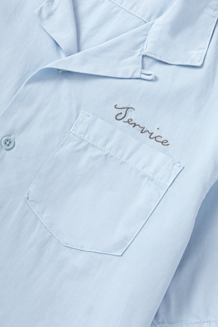 Service Works - Embroidered Resort Shirt - Powder