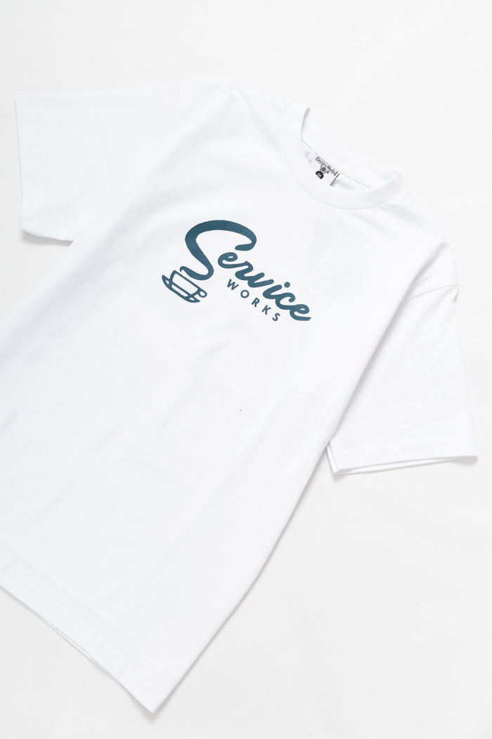 Service Works - Espresso Tee - White