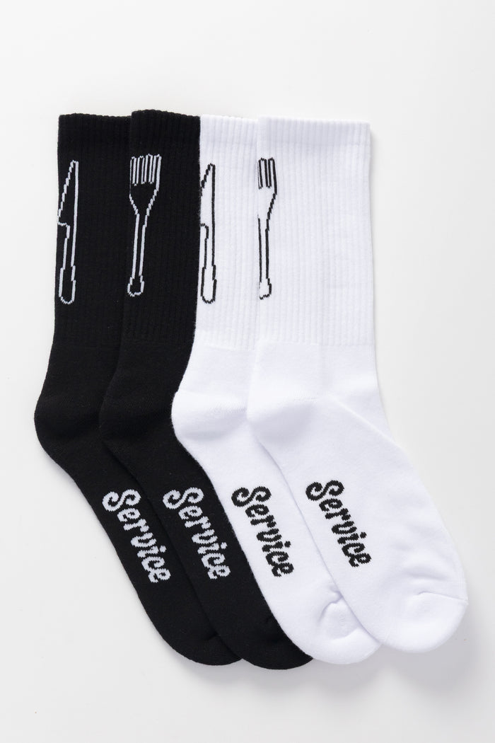 Service Works - Knife & Fork Socks - Gift Pack