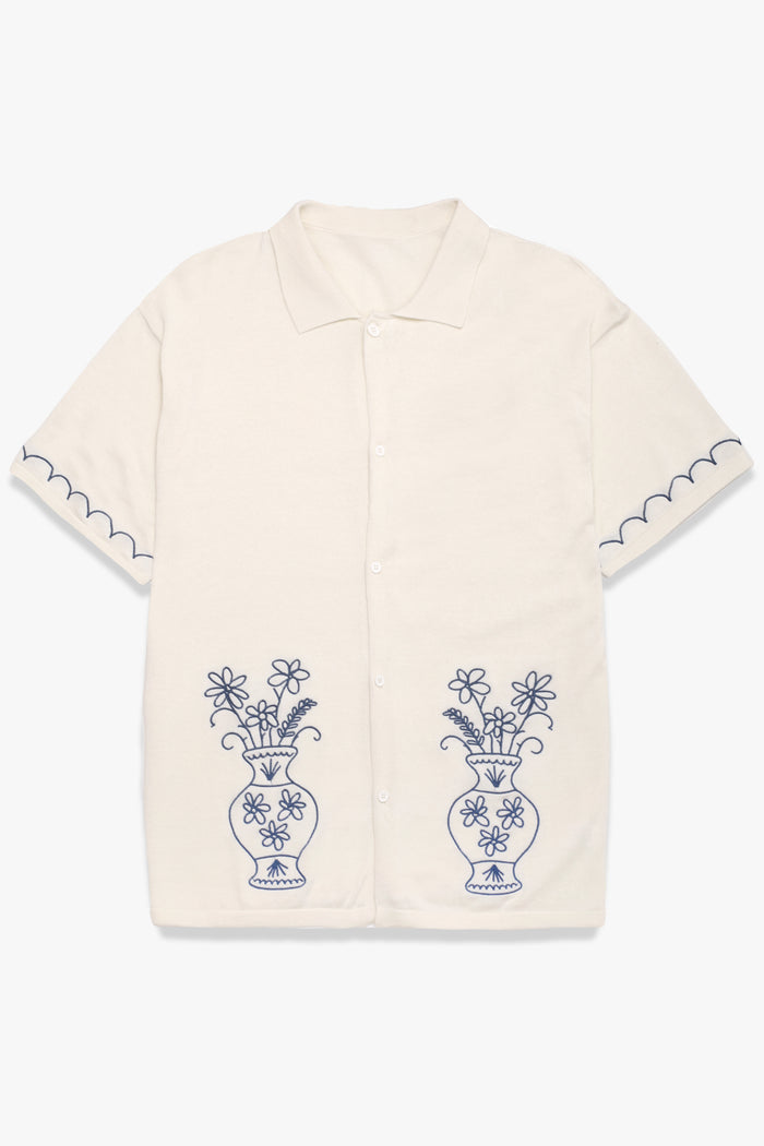 Service Works - Knitted Vase Shirt - Off-White