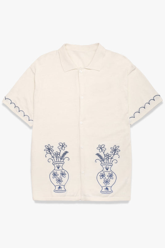 Service Works - Knitted Vase Shirt - Off-White