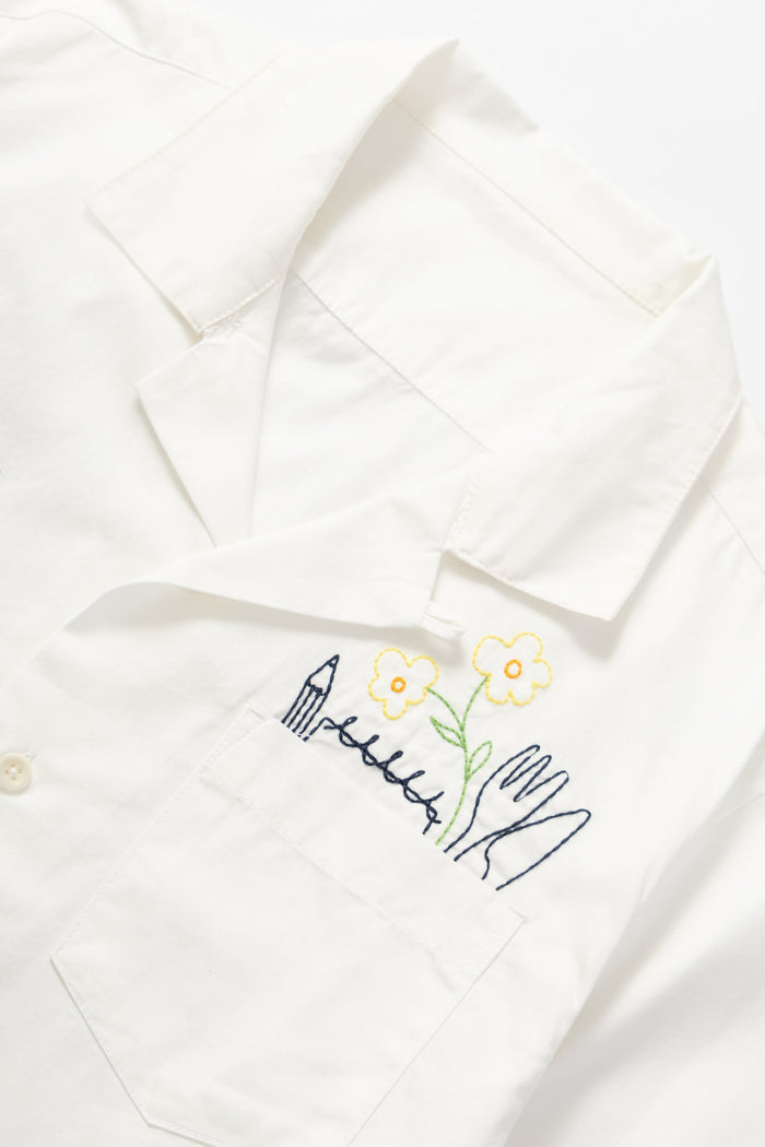 Service Works - Light Twill Necessities Short Sleeve Shirt - Off White