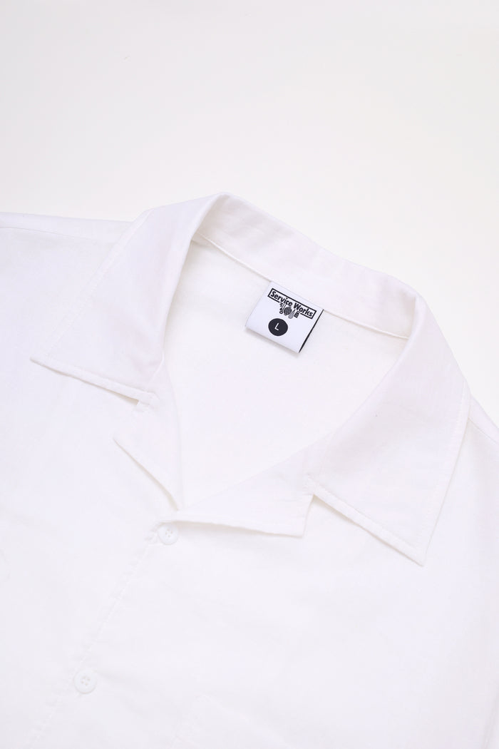 Service Works - Linen Resort Shirt - White