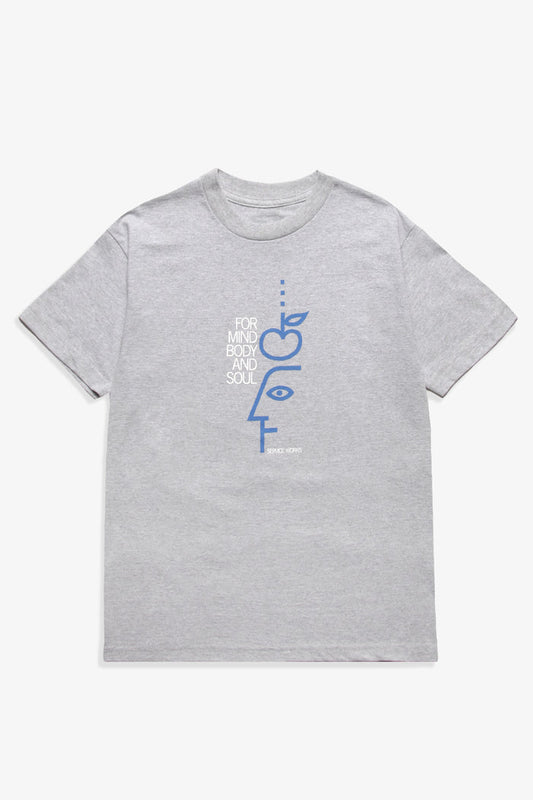 Service Works - Mind, Body and Soul Tee - Ash