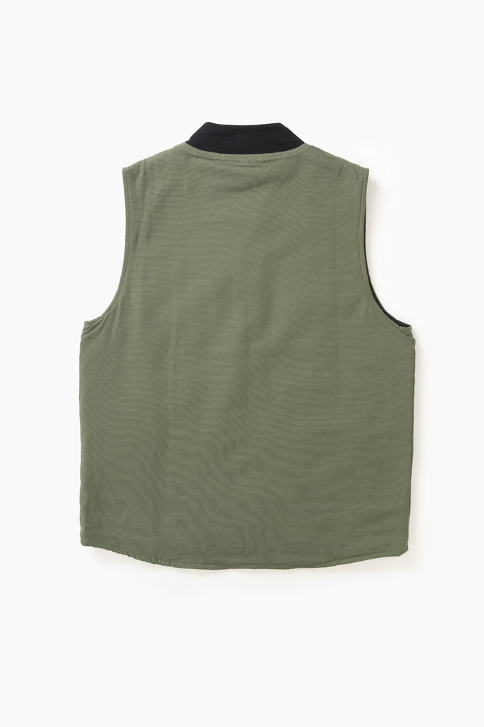 Service Works - Padded Work Vest Jacket - Olive
