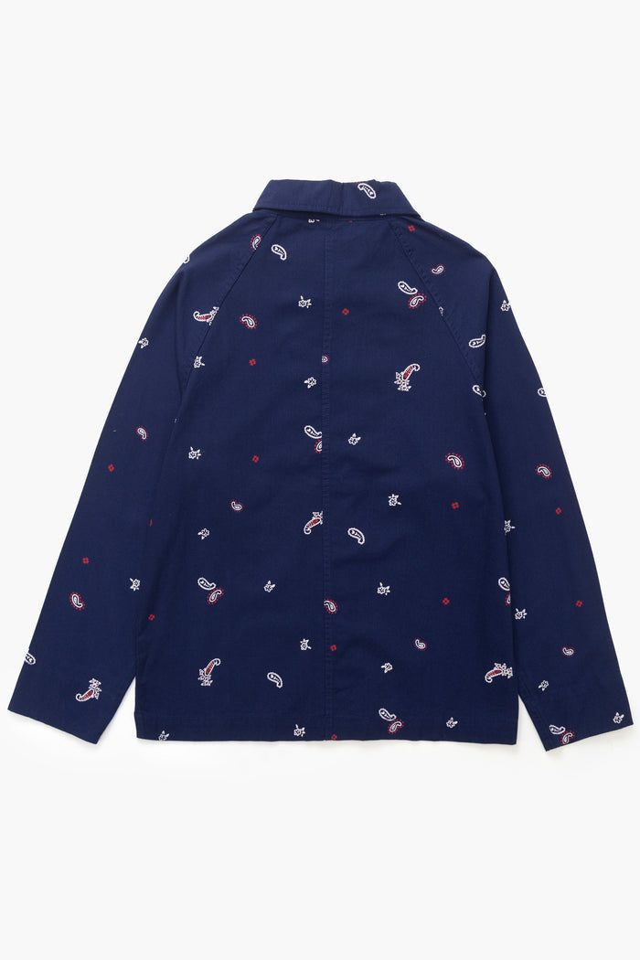 Service Works - Paisley Front Of House Jacket - Royal