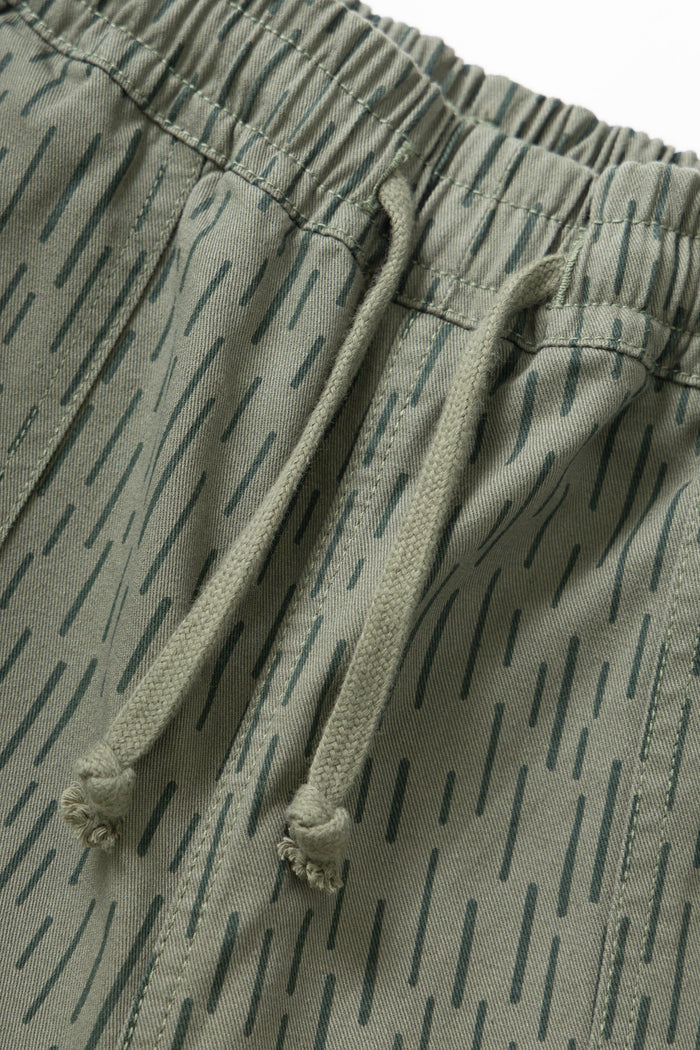 Service Works - Patterned Chef Pants - Raindrop Green