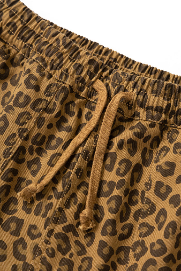 Service Works - Patterned Chef Shorts - Brown Leopard