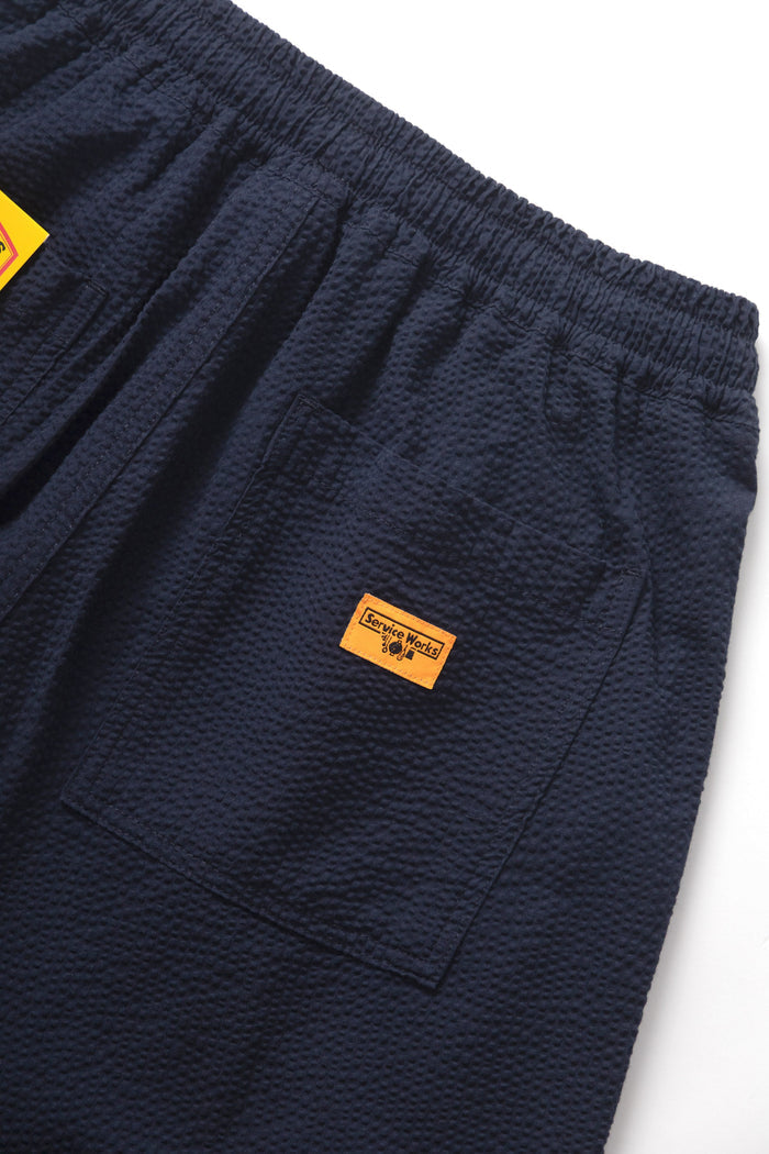 Service Works - Seersucker Chef Pants - Dark Navy