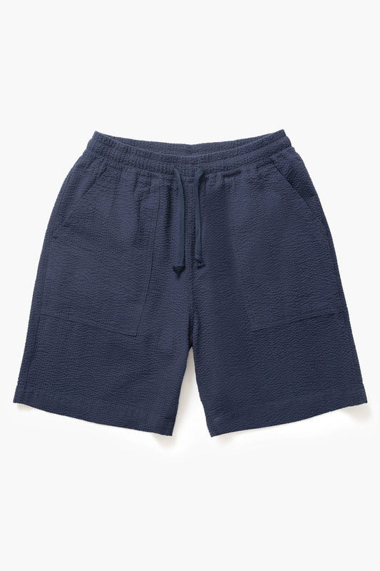 Service Works - Seersucker Chef Shorts - Dark Navy