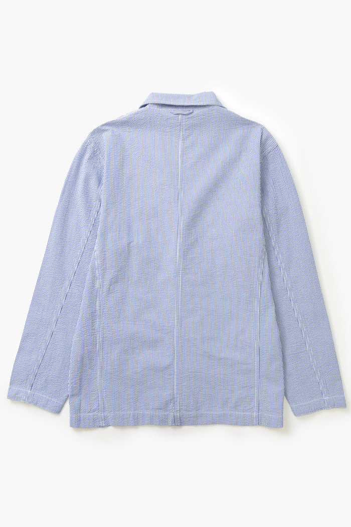 Service Works - Seersucker Server Suit Jacket - Navy Stripe