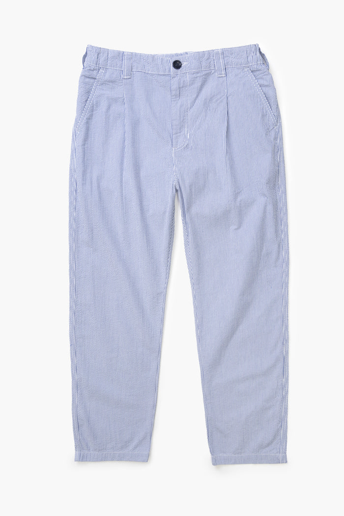 Service Works - Seersucker Waiters Pant - Navy Stripe
