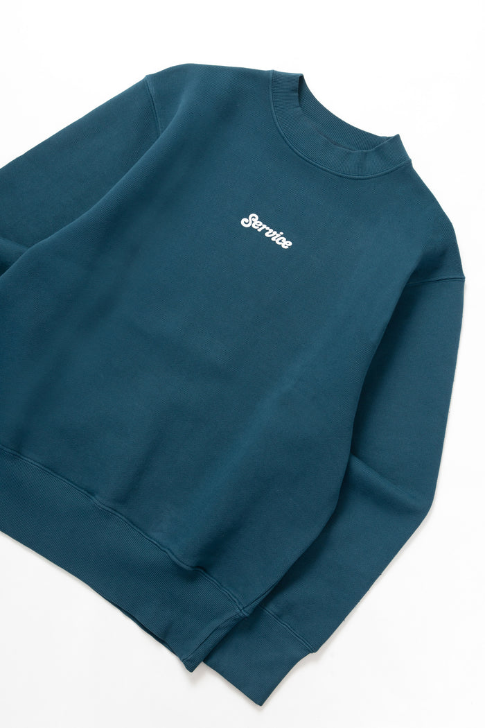 Service Works - Service Logo Crewneck - Ocean