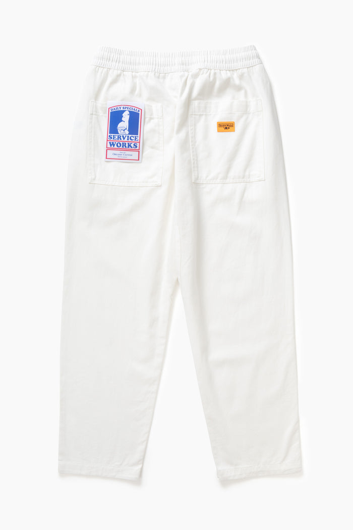 Service Works - Trade Chef Pants - White