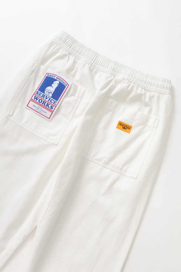 Service Works - Trade Chef Pants - White