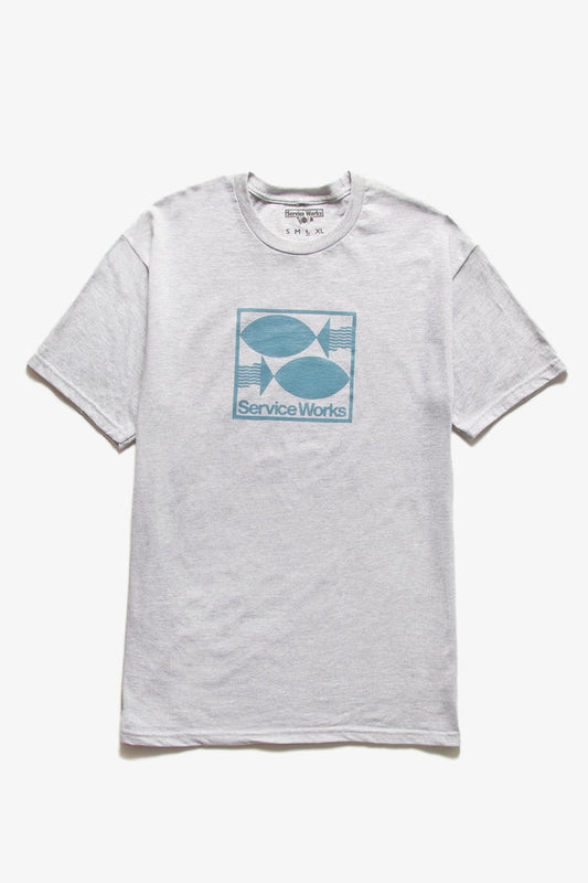 Service Works - Turbot Tee - Heather Grey