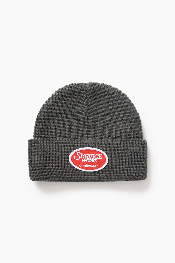 Service Works - Waffle Patch Beanie - Grey