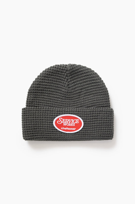 Service Works - Waffle Patch Beanie - Grey