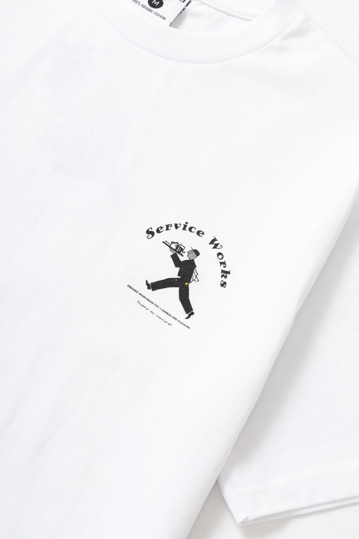 Service Works - Waiter Tee - White
