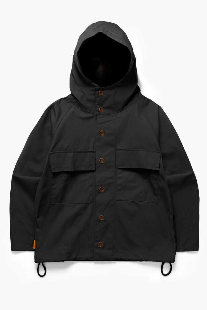 Service Works - Waxed Cotton Allotment Parka - Black