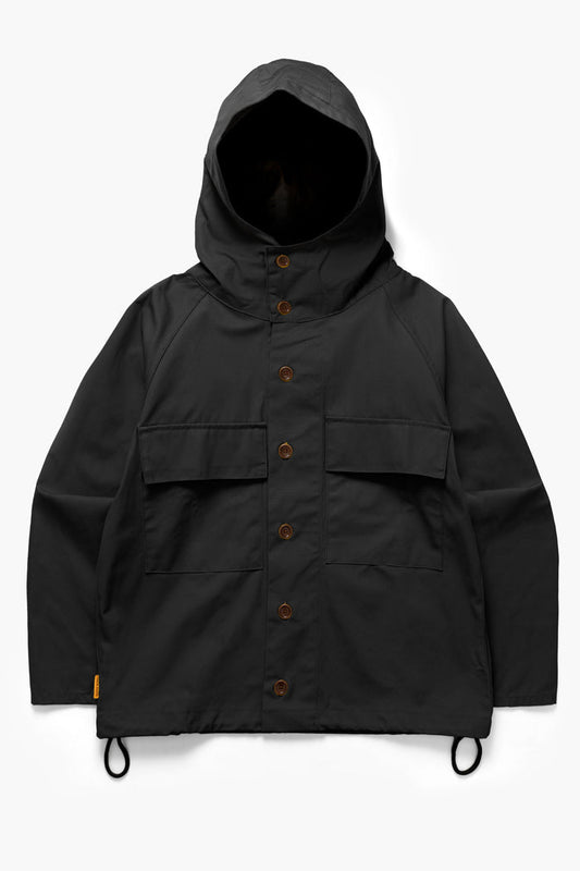 Service Works - Waxed Cotton Allotment Parka - Black