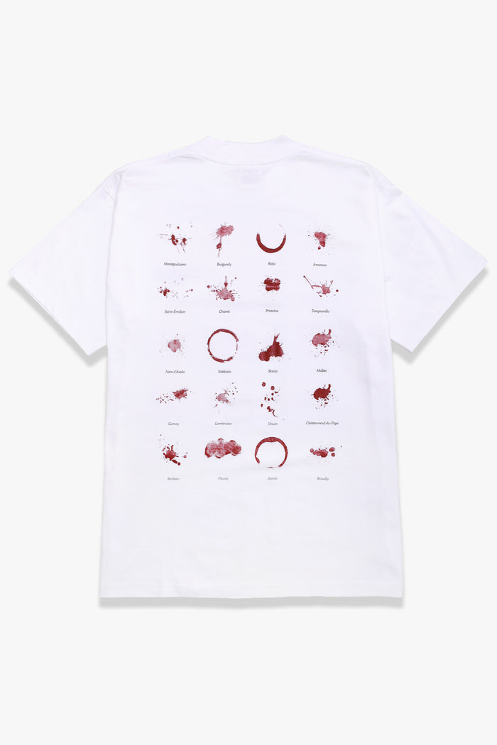 Service Works - Wine Spill Tee - White